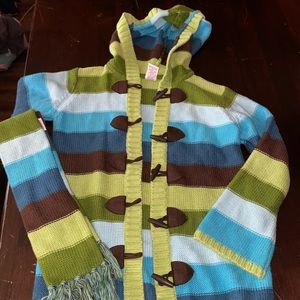Girls Gymboree Long Sweater with scarf